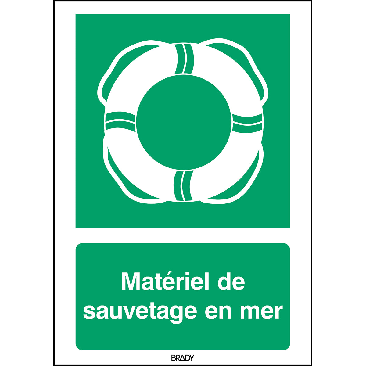 ISO-Sicherheitsschild – Wasserrettungsgeräte