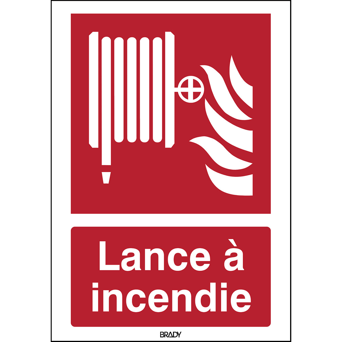 Feuerlöschschlauch – ISO 7010
