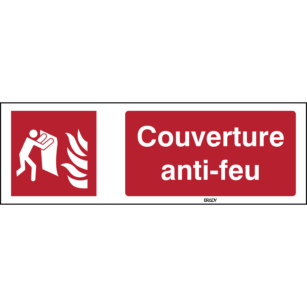 Feuerlöschdecke – Sicherheitsschild – ISO 7010
