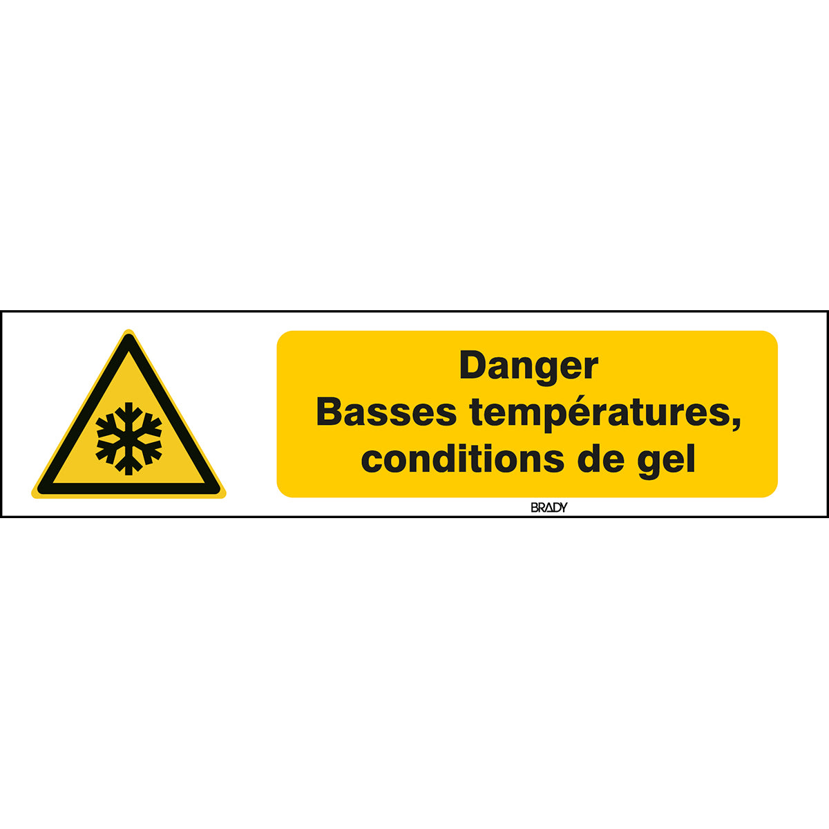 Signalisation ISO 7010 - Danger (produit francophone)