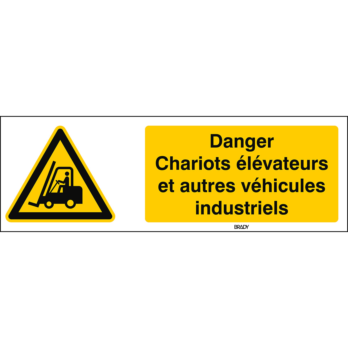 Signaling ISO 7010 - Danger (francophone product)