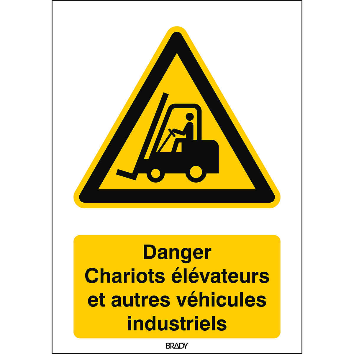 Signalisation ISO 7010 - Danger (produit francophone)
