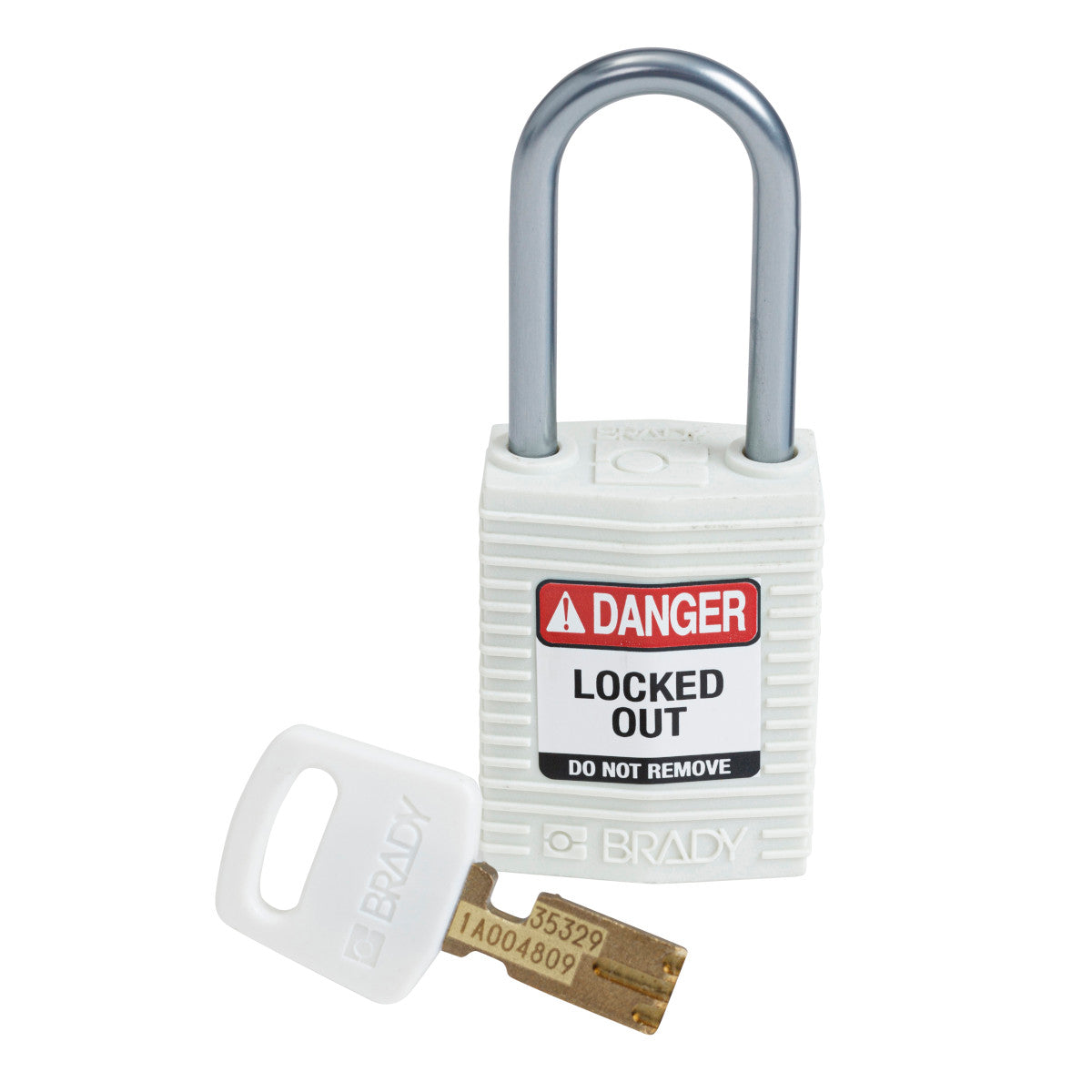 Cadenas compacts en nylon SafeKey avec anse en aluminium pour applications de verrouillage