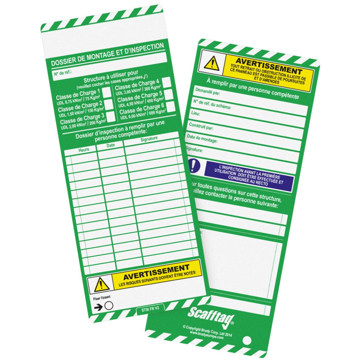 Insert Scafftag MK1 (produit francophone)