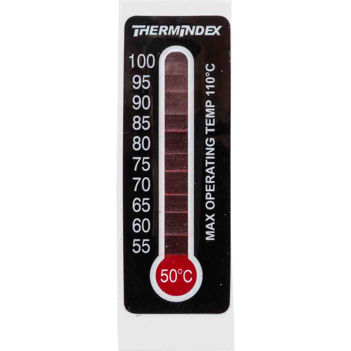 Reversible, temperaturanzeigende Etiketten - 11 Temperatur-Messstufen