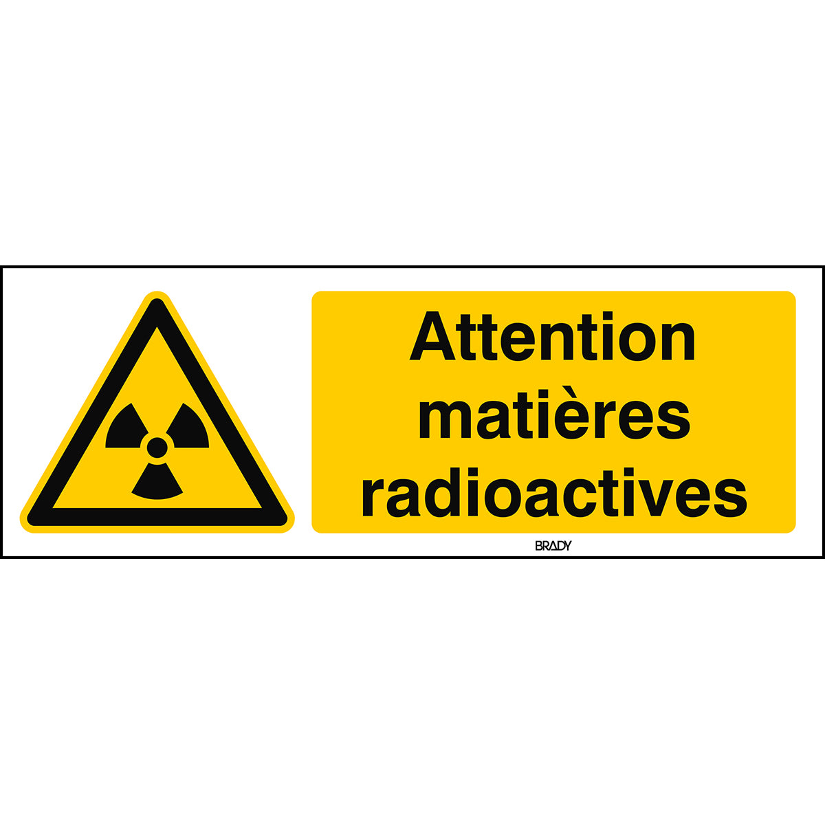 Warnung; radioaktive Stoffe oder ionisierende Strahlen – ISO 7010