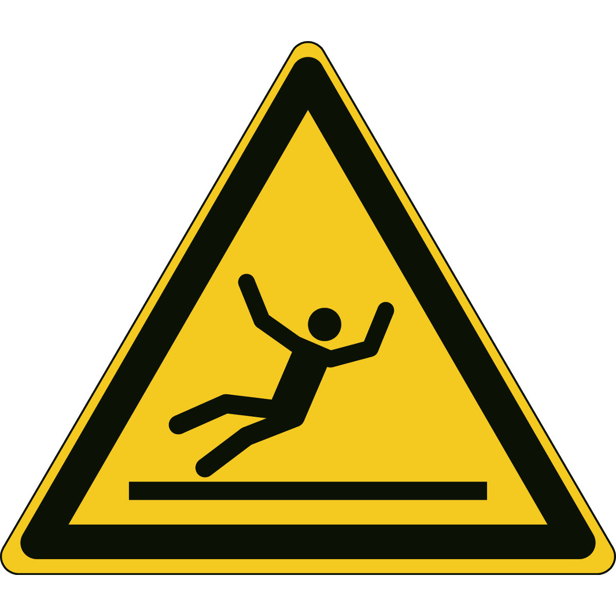 Panneau de sécurité ISO - Avertissement de risque de glissade