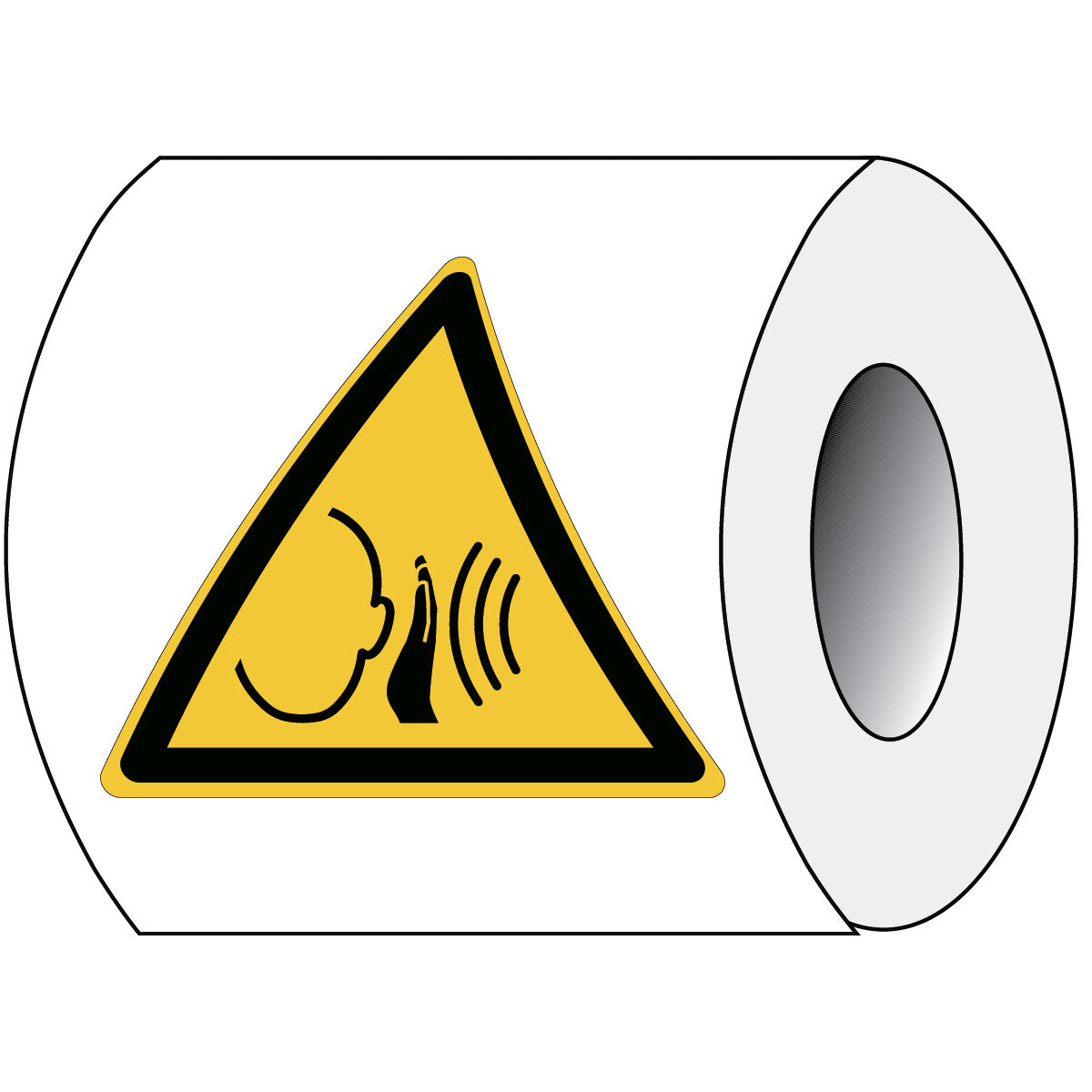 ISO safety sign - Warning of sudden loud noises