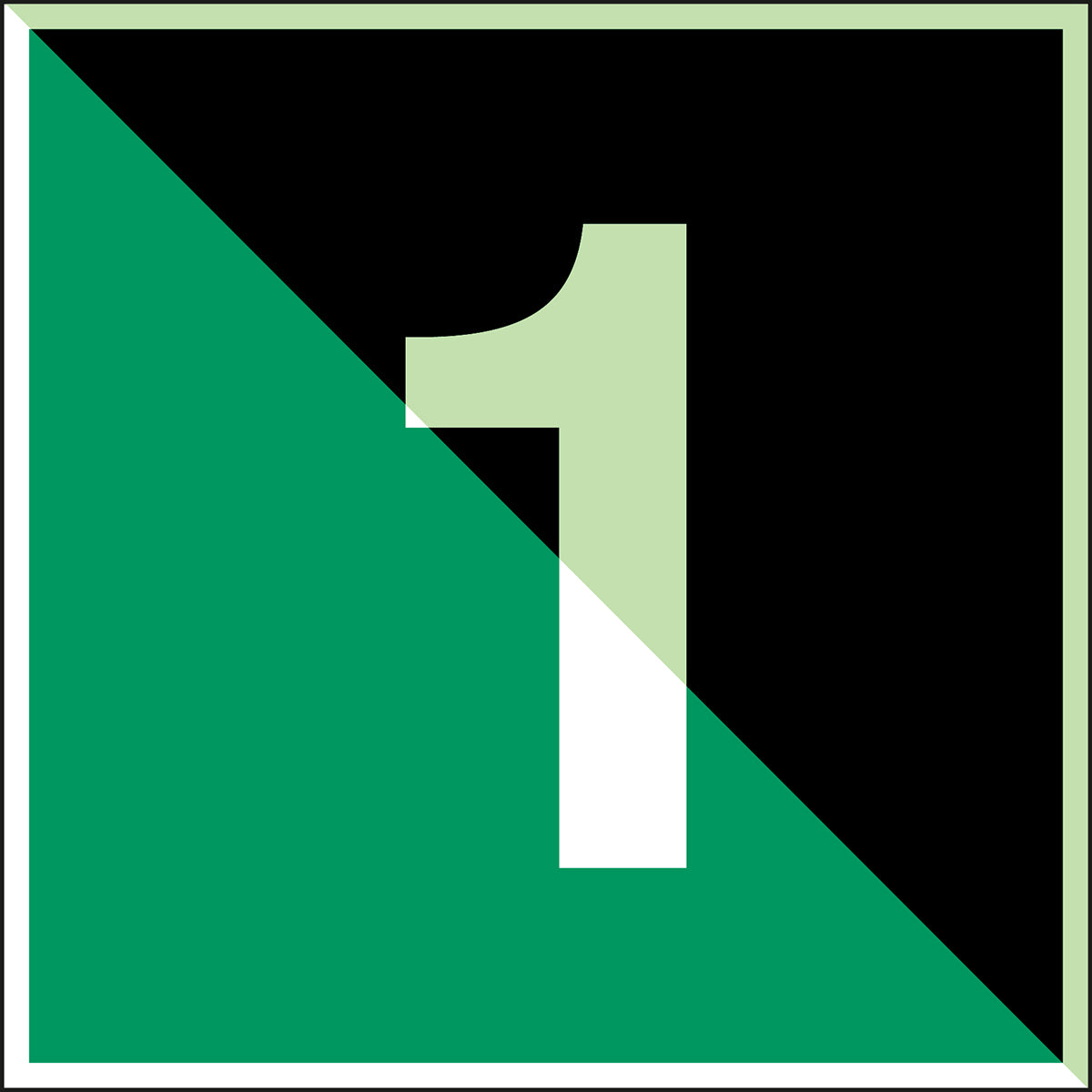 Langnachleuchtende Sicherheitsschilder