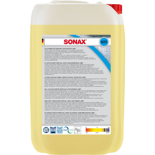 SONAX détachant et nettoyant d'atelier avec adoucissant