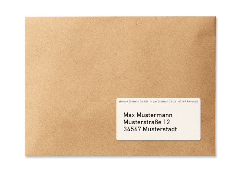 Adressetiketten