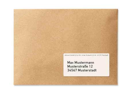 Adressetiketten