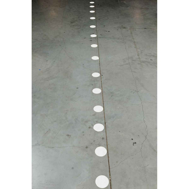 Punkte - 89mm Weisse Toughstripe Polyester