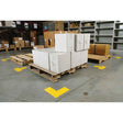 Eckemarkierung - Ls - 76,2mm x 203,2mm Gelbe Toughstripe Floor Marking Polyester