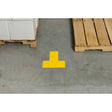 Eckemarkierung - Ts - 101,6mm x 254mm Gelbe Toughstripe Floor Marking Polyester