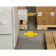 Eckemarkierung - Kreuze - 76,2mm x 203,2mm Gelbe Toughstripe Floor Marking Polyester