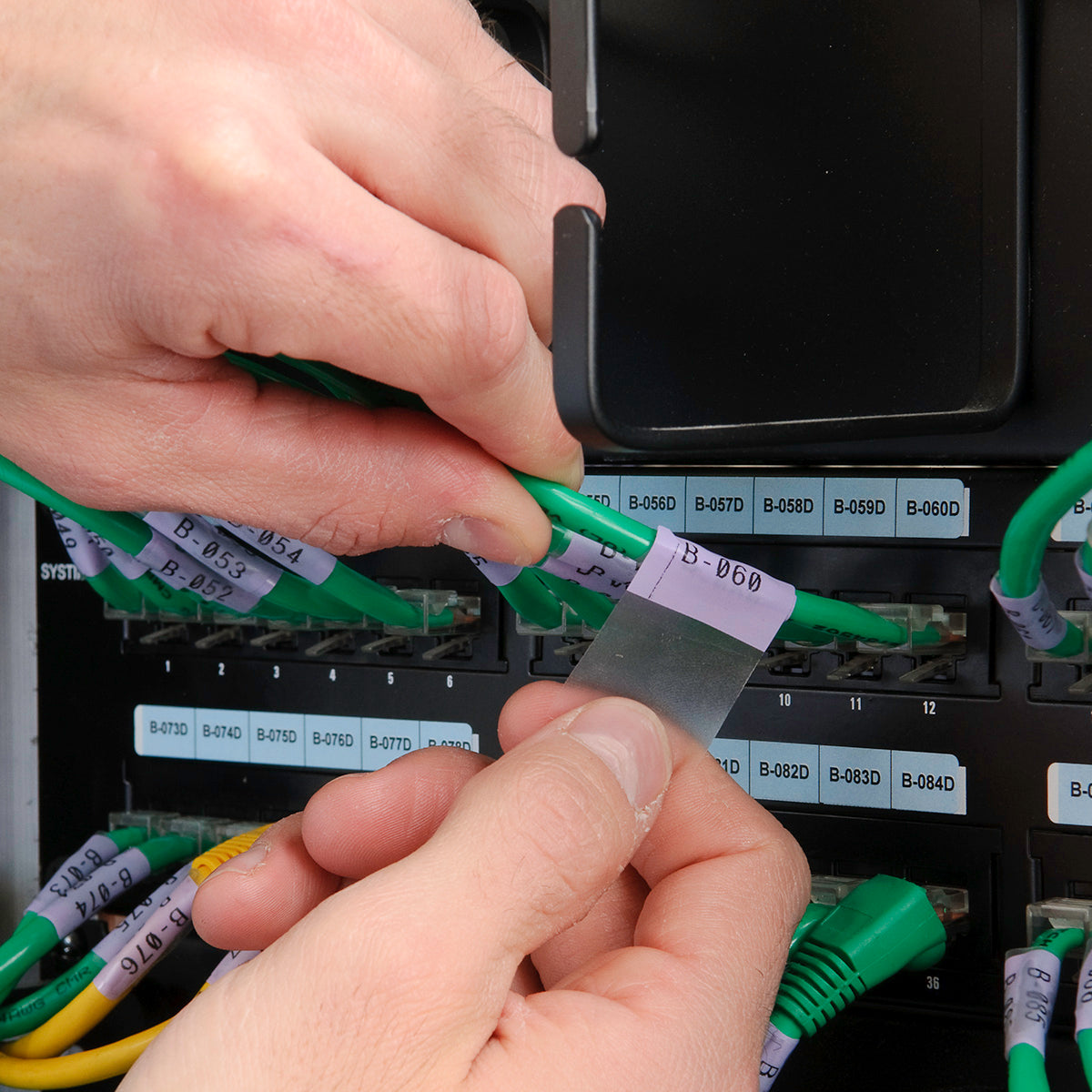 Selbstlaminierende Vinyl-Wickeletiketten für M710 und BMP71