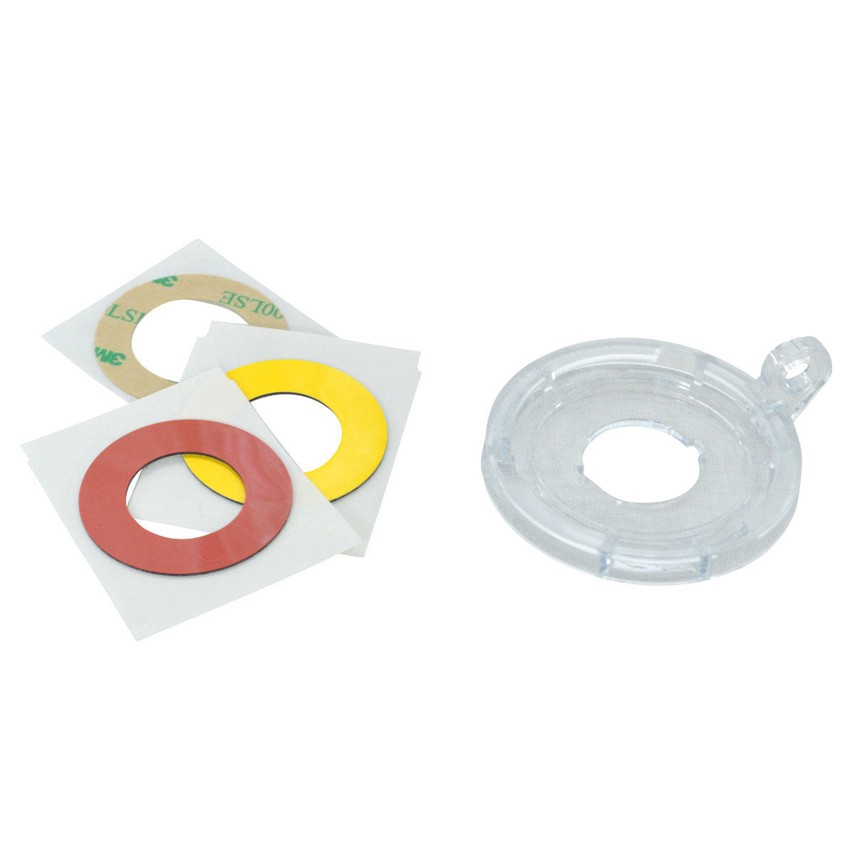 Basis für Sicherheitsabdeckungen für Drucktasten und Notausschalter (22 mm), mittel, 5 St.