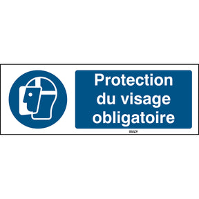 Gesichtsschutz benutzen – ISO 7010