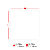 Labels suitable for thermal transfer printing