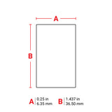 Removable vinyl fabric labels for BBP33/i3300 printers