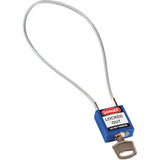 Cadenas de sécurité compacts - avec manille à câble