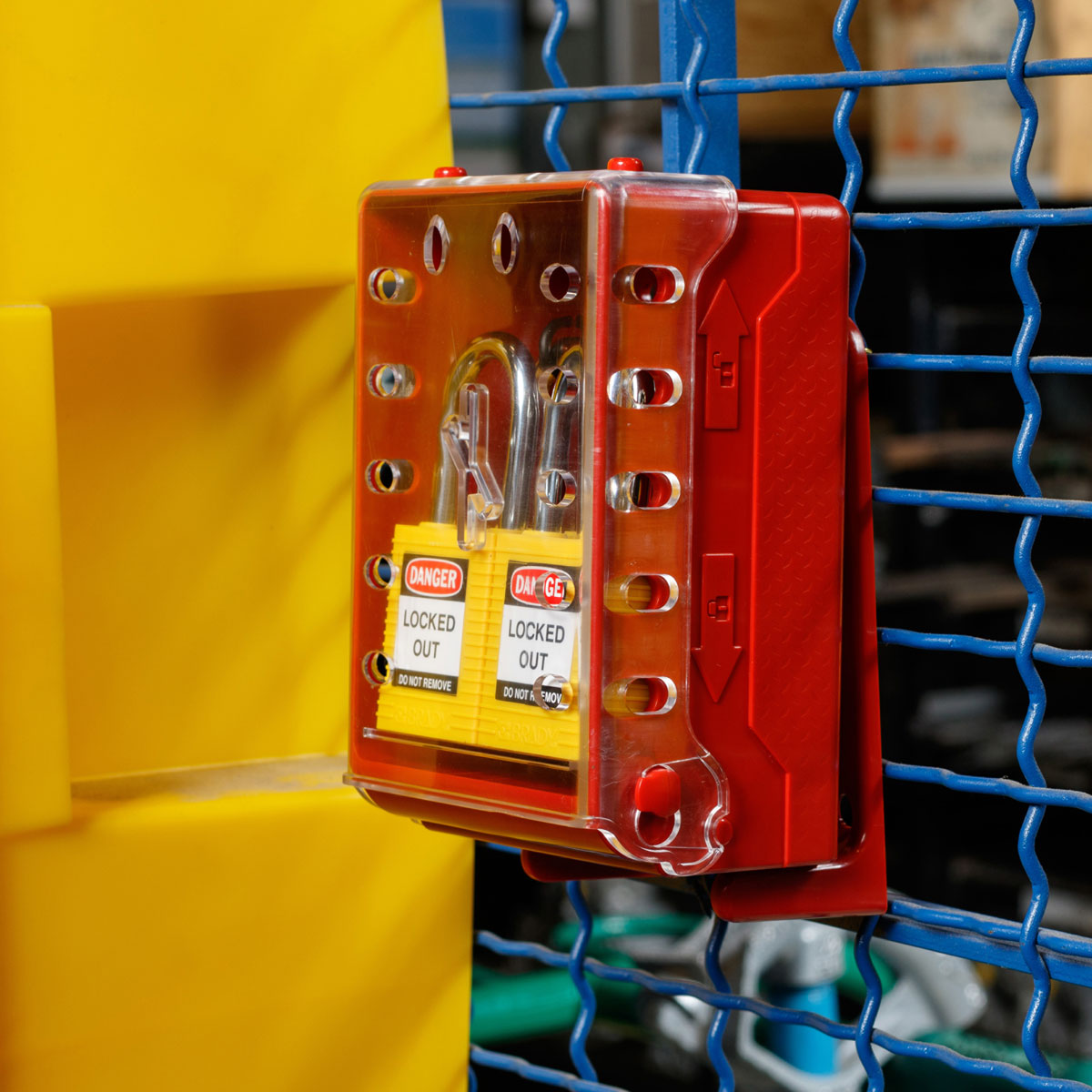 Ultra-compact locking box + 6 yellow KA locks