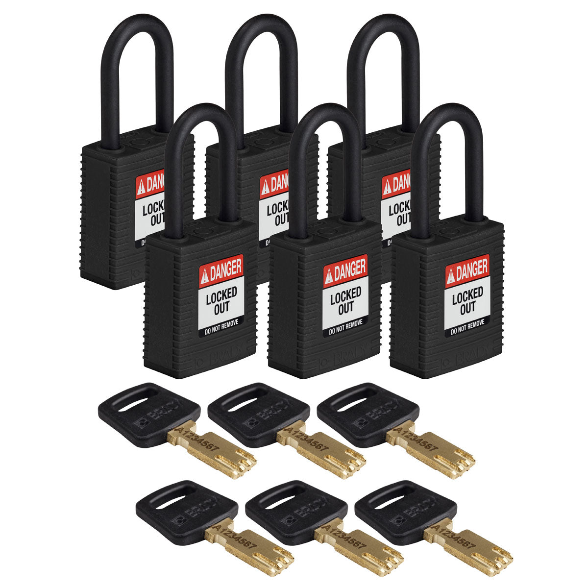 SafeKey-Vorhängeschlösser - Nylon