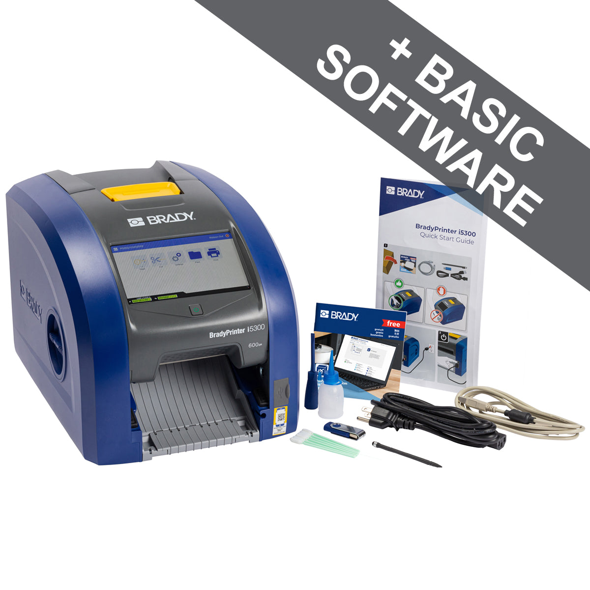 BradyPrinter i5300 Etikettendrucker für die Industrie mit WLAN - 600 dpi - EU