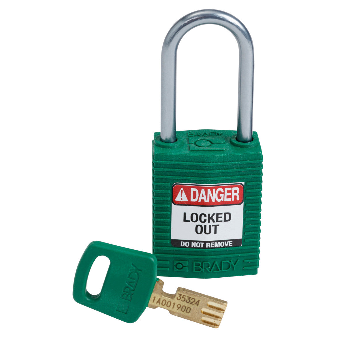 Cadenas compacts en nylon SafeKey avec anse en aluminium pour applications de verrouillage