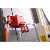 SafeKey Compact nylon padlocks with aluminum shackle for lockout applications
