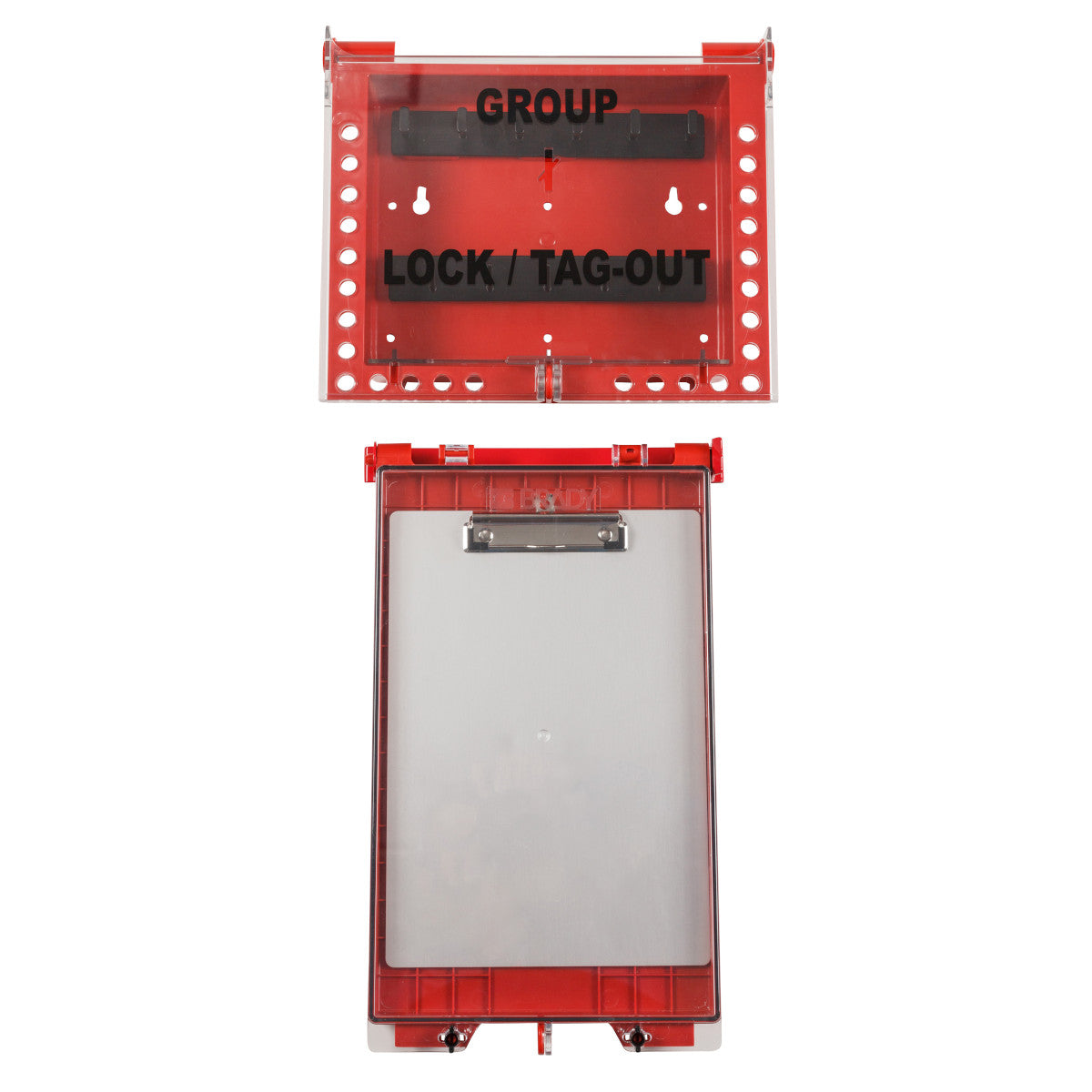 Authorization control station with 26 group locking box