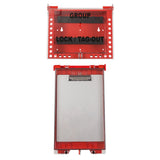 Authorization control station with 26 group locking box
