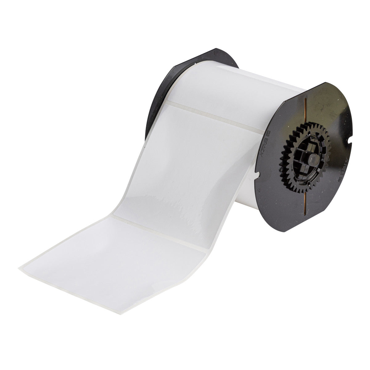 Étiquettes en polyester série B33 pour composants et codes-barres, blanches, brillantes