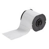 Étiquettes en polyester série B33 pour composants et codes-barres, blanches, brillantes
