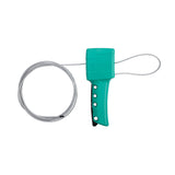 General purpose cable locking system with sheathed steel cable, 2.44 m