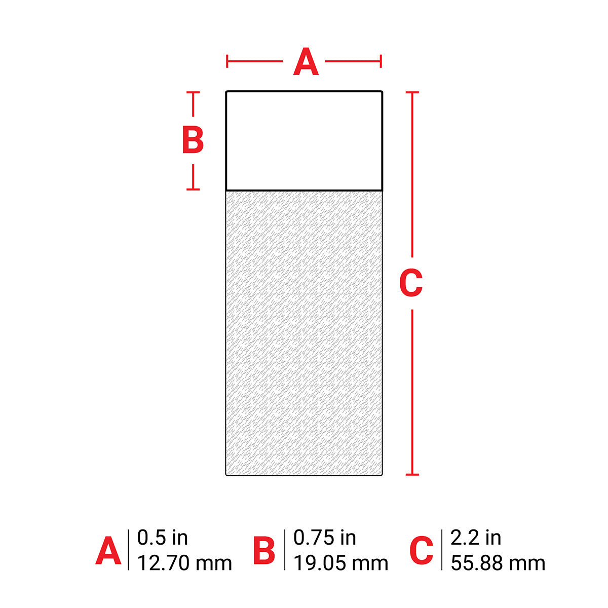 Selbstlaminierende Vinyl-Wickeletiketten für M610, M611, BMP61, M710 (mit Medienadapter) und BMP71 (mit Medienadapter)