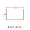 Very tear-resistant insert labels/tags made of polypropylene for M610, M611, M710 (with media adapter)