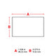 Very tear-resistant insert labels/tags made of polypropylene for M610, M611, M710 (with media adapter)