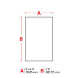 Étiquettes en polyester multi-usages avec adhésif extra fort pour M610, M611, BMP61, M710 (avec adaptateur média) et BMP71 (avec adaptateur média)