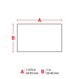 Étiquettes en polyester multi-usages avec adhésif extra fort pour M610, M611, BMP61, M710 (avec adaptateur média) et BMP71 (avec adaptateur média)