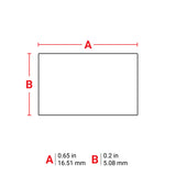Bernsteingelbe Polyimid-Etiketten mit matter Oberfläche, beständig gegen hohe Temperaturen, für M610, M611, BMP61, M710 (mit Medienadapter) und BMP71 (mit Medienadapter)