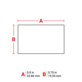 Polyester labels for B33 printers