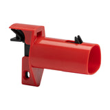 Shut-off device for electric vehicle charging ports, NACS
