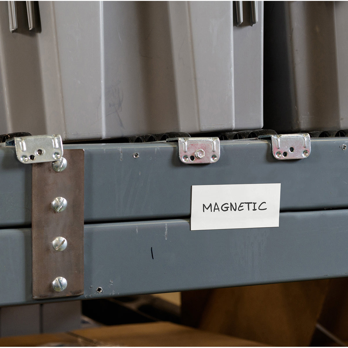 Beschriftbare Magnetetiketten: B-859 38.5 x 70 mm, Weiß
