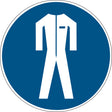 Gebotsschilder - Schutzkleidung benutzen