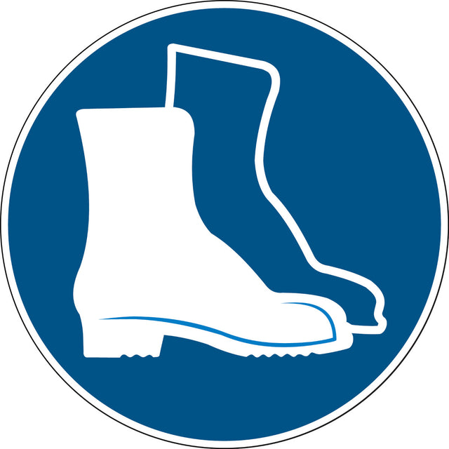 Gebotsschilder - Fußschutz benutzen