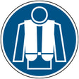 Gebotsschilder - Rettungsweste benutzen