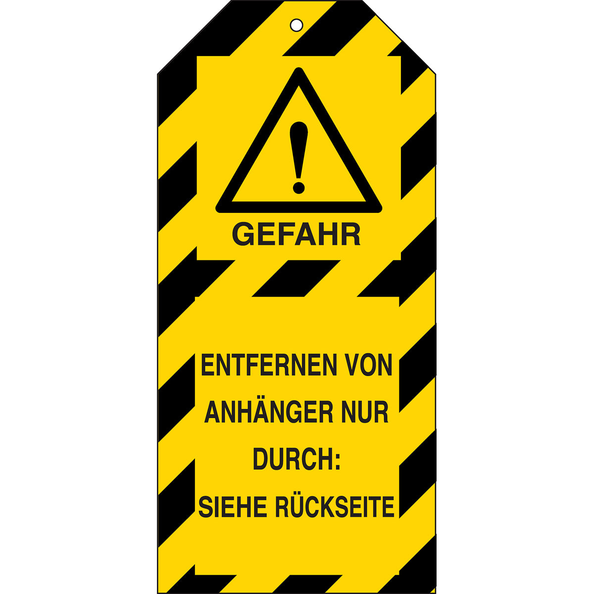 Tagout: Tags for warning notices