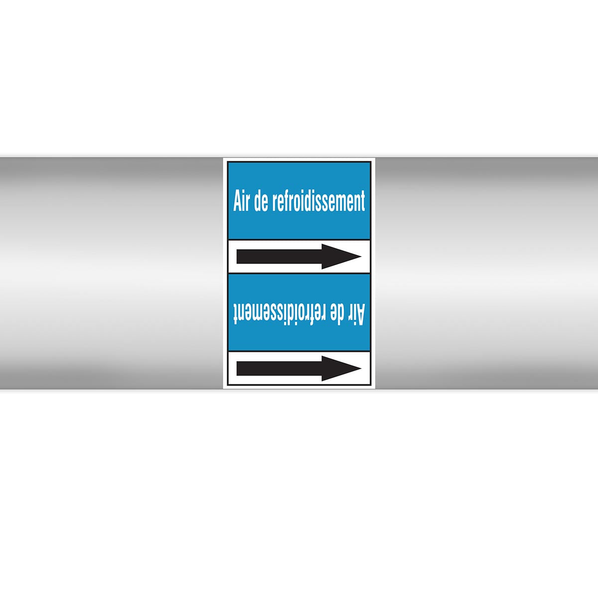 Marqueurs en rouleau continu, sans pictogramme - Air de refroidissement (produit francophone)
